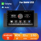 Автомобильный мультимедийный плеер SWC BT, автомагнитола на Android 11 с GPS, 2.5D сенсорным экраном, видео, стерео навигацией для BMW E53 X5 E39