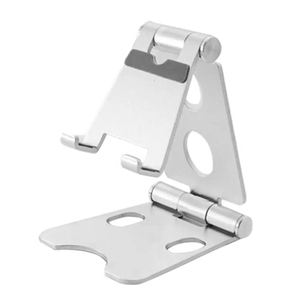 

Dual Adjustment Mobile Phone Bracket Aluminum Mobile Phone Holder Folding Desktop Tablet Stand Phone Holder