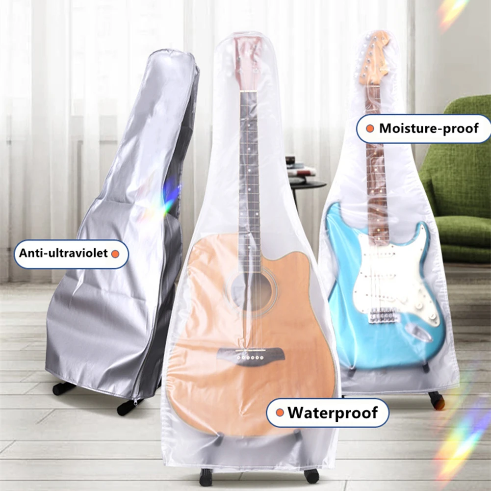 

Guitar Protective Cover Bass Dust Proof Protective Waterproof Cover Bag For Acoustic Electric Classical Guitars 108.6x43.5cm