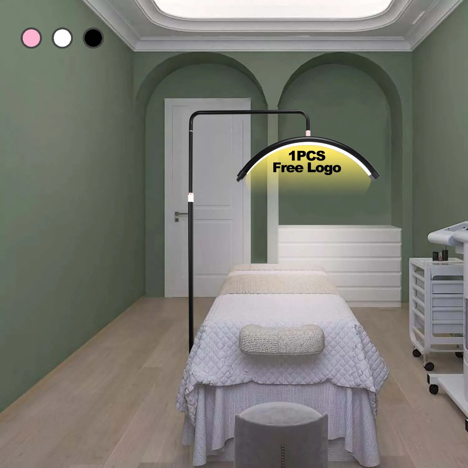 Новинка двухцветная СВЕТОДИОДНАЯ подсветка U-образной формы для тату-макияжа 45