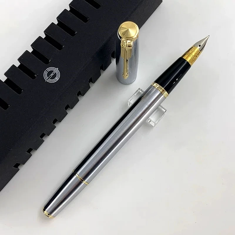 Yongsheng 601A иридиевая перьевая ручка из нержавеющей стали поршневая для письма