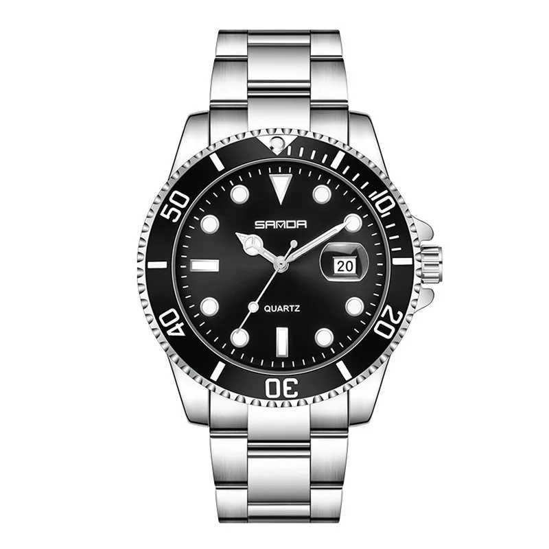 

Sanda 2022 New Top Brand Luxury Men's Watches 30m Waterproof Steel Wristwatch Quartz For Men Business Clock Relogio Masculino