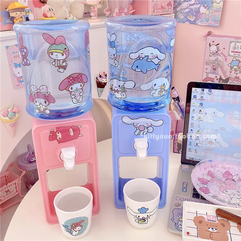 Kawaii My Melody-dispensador de agua de gran capacidad para niñas, juguetes Kawaii de dibujos animados, Cinnamoroll Sanrio, regalo de cumpleaños