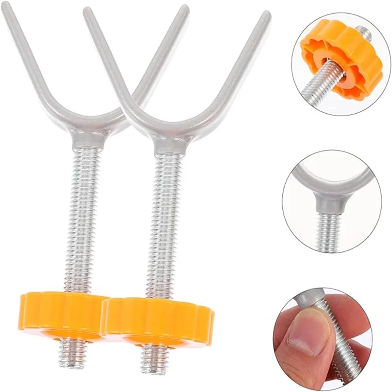 Easy Install Adapter Baby Pet Safety Gate Screw Bolt Stair Banister Threaded Y Spindle Rod Steel Core Fence Doorways