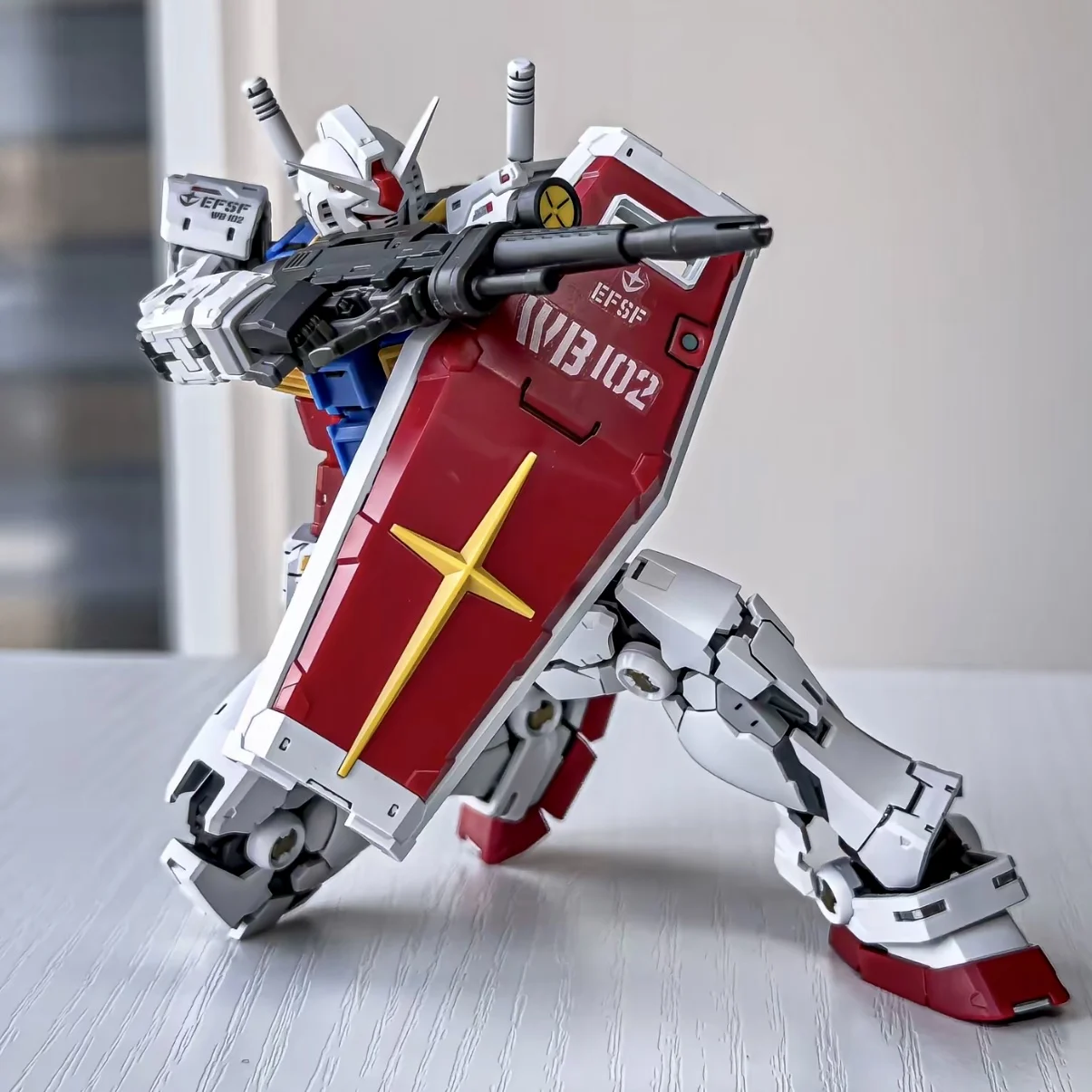 Фото Changlong Model 5501 RG 1/144 Rx-78-2 Ver 2,0 подвижные шарниры в сборе, комплект модели робота, высокое качество, коллекционная для детей №3