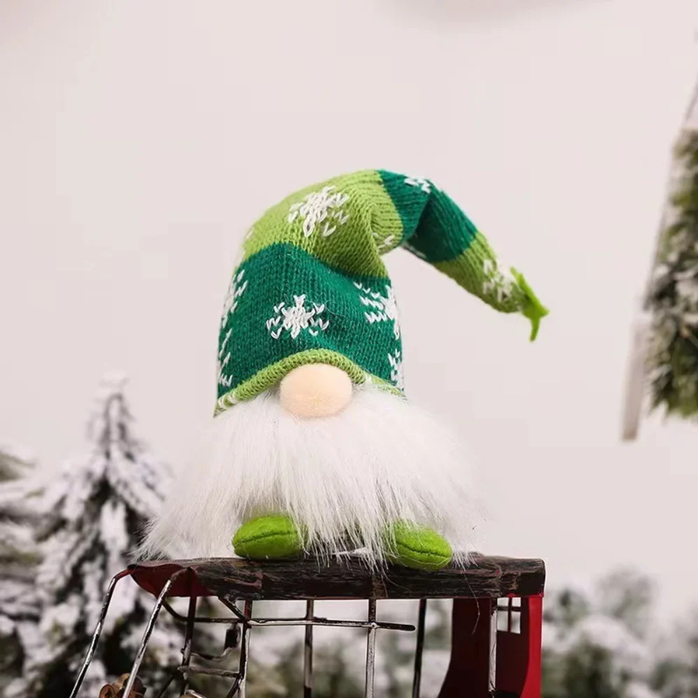 Новый Рождественский светящийся гном безликая кукла Декор DIY Веселого Рождества