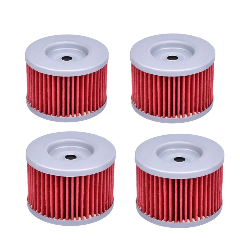 

4pc Oil Filter For Honda Motorcycle ATC250 ES Big Red ATC 350 ATC350 ATC350X TRX250 TRX250X Fourtrax TRX 250 300 TRX300