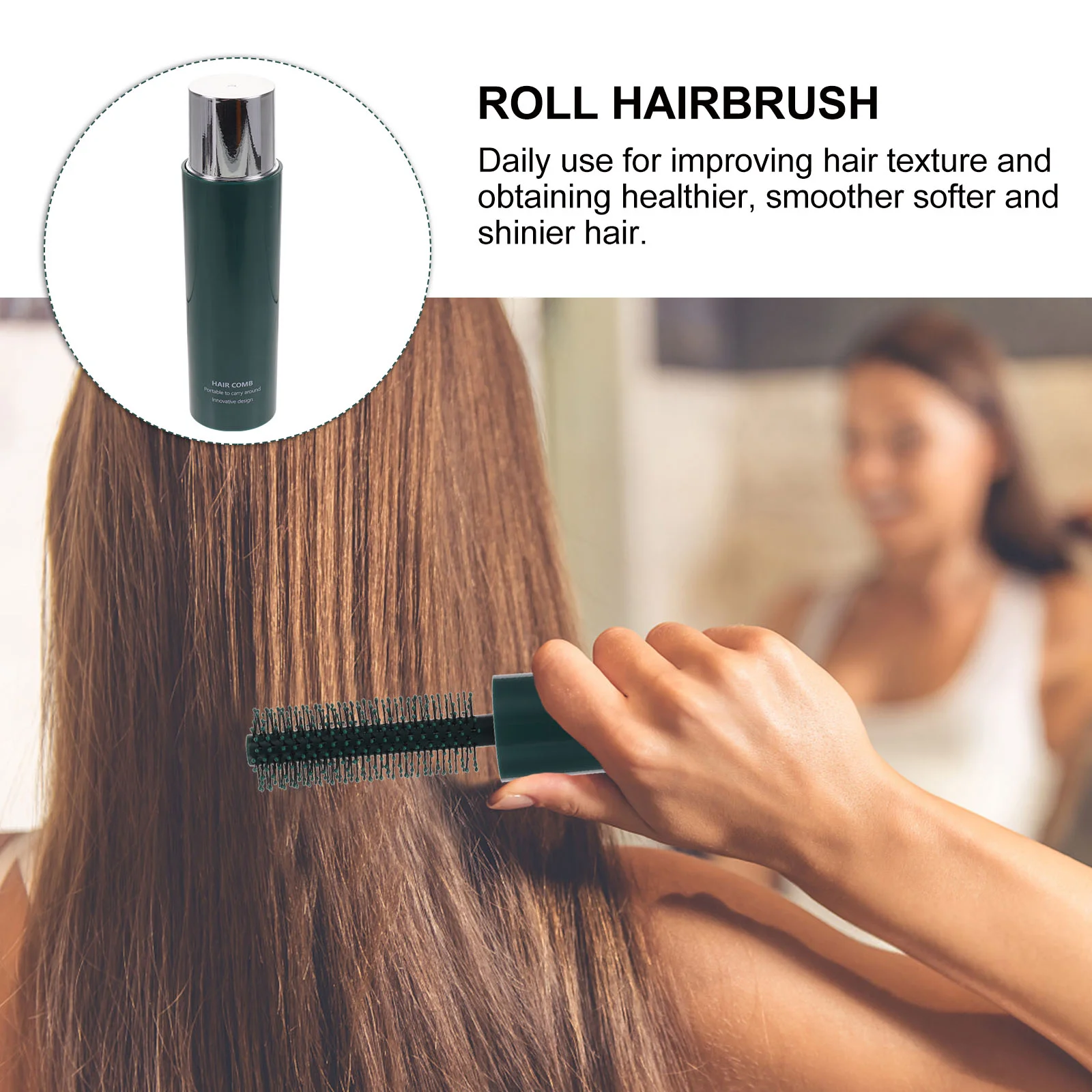 Портативная расческа для завивки волос тренировочная бытовая сушки феном