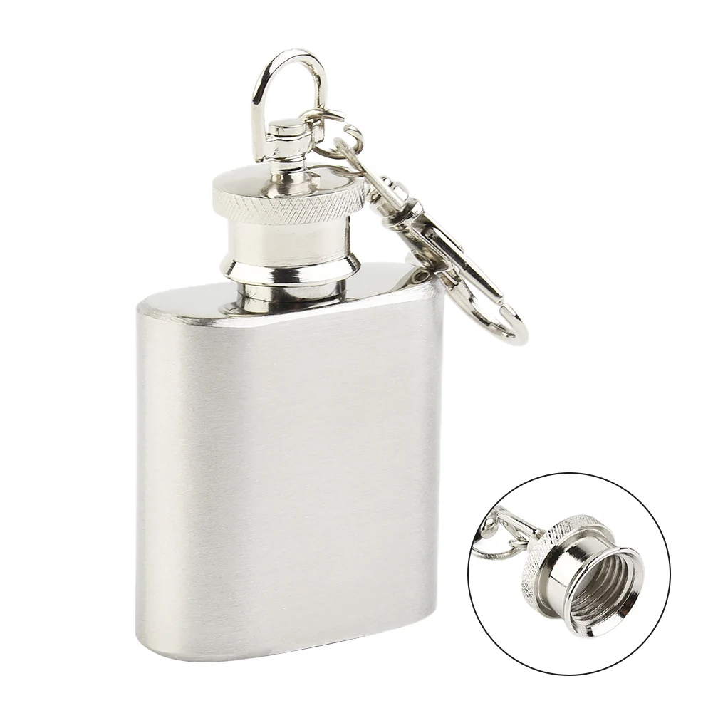 Stainless Steel Hip Flask With Funnel Pocket Hip Flask Alcohol Whiskey Hip Flask Screw Cap 1 4 5 6 7 8 9 10 Oz