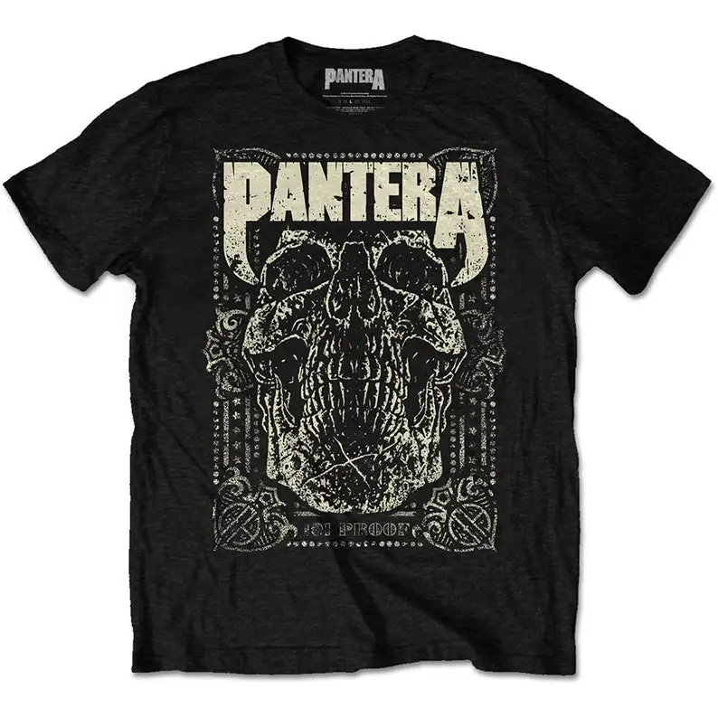 

Pantera 101% Proof Dimebag Darrell Skull Tee T-Shirt Mens