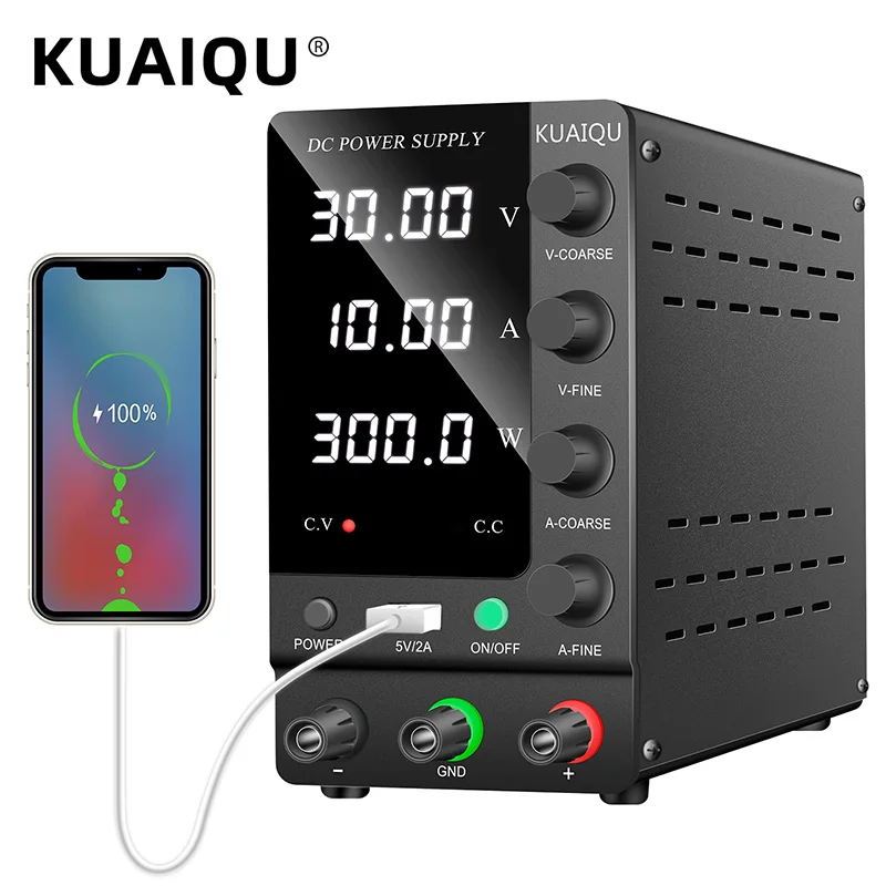 Регулируемый лабораторный импульсный источник питания постоянного тока, регулируемый регулятор напряжения 30 в 10 А 60 в 5 А, преобразователь переменного и постоянного тока для ремонта печатной платы телефона