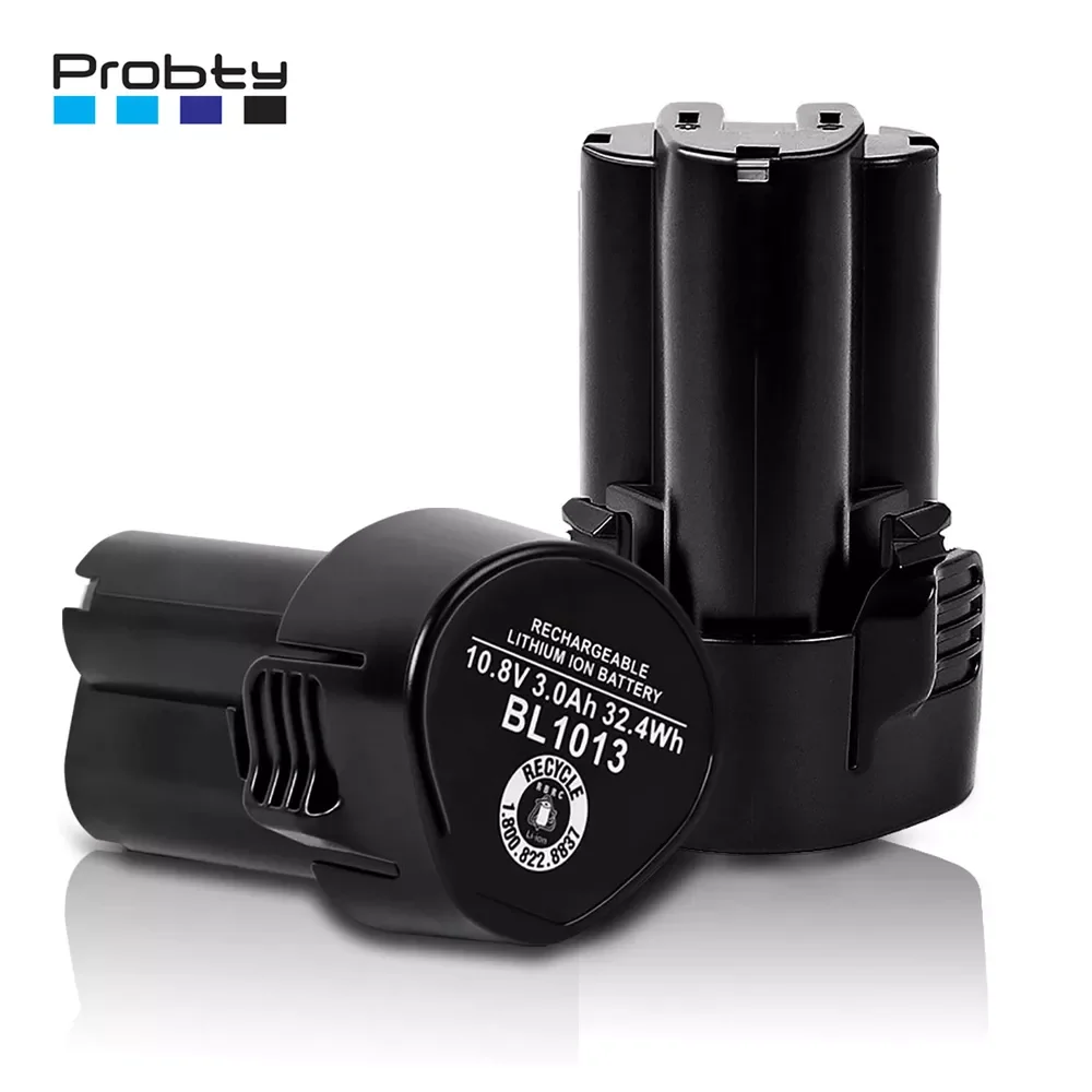 

NEW2023 3000mAh 10.8V Li-ion Battery For Makita BL1013 BL1014 BL 1013 BL 1014 LCT203W 194550-6 194551-4 195332-9 DF030D