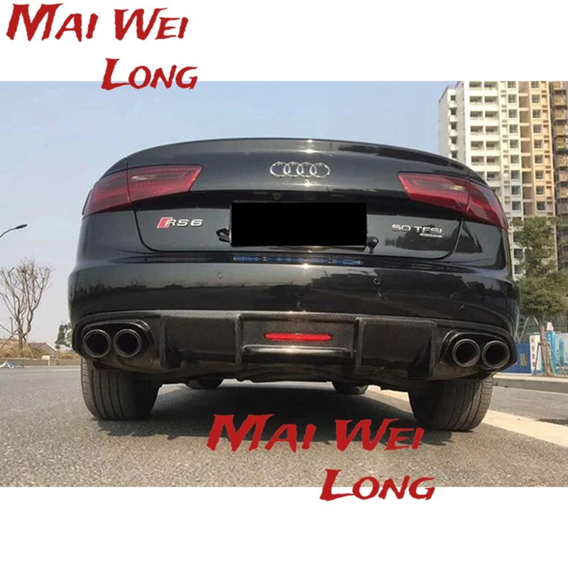 Задний спойлер из углеродного волокна для Audi A6 S6 C7 2012-2015 высококачественный