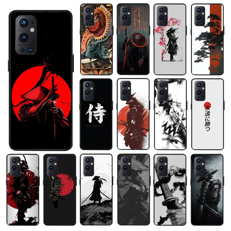 

Japanese samurai style Phone Case for OnePlus 10 Pro 10T 7T Pro 8 8Pro 8T 9 Pro 9R 9RT Nord2 OnePlus N100 N10 N200 Nord CE