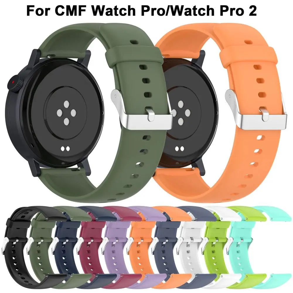 Ремешок силиконовый для наручных часов CMF Watch Pro 2 22 мм