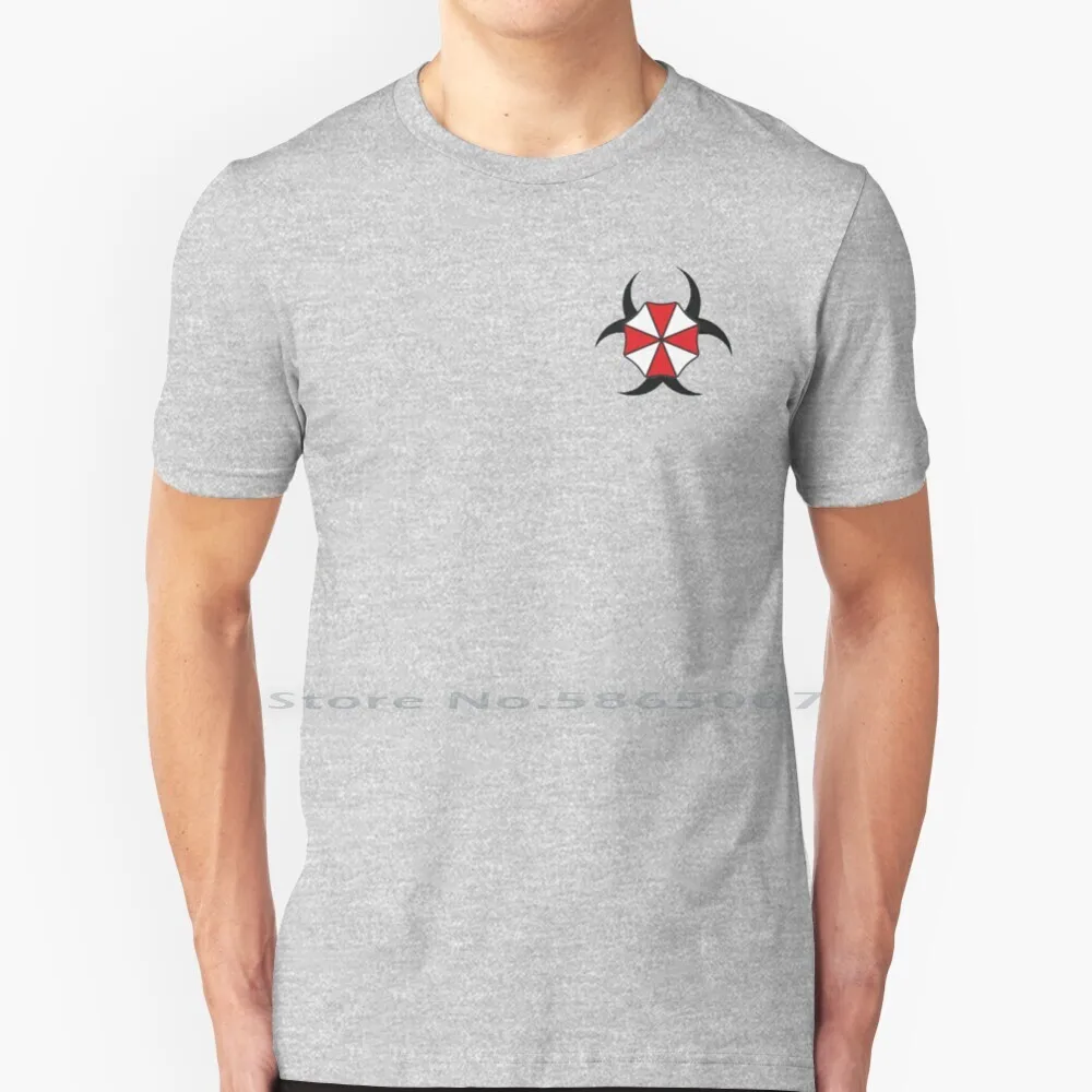 Футболка с логотипом Umbrella Corporation 100% хлопок Зонт корпус биологическая опасность 2 T
