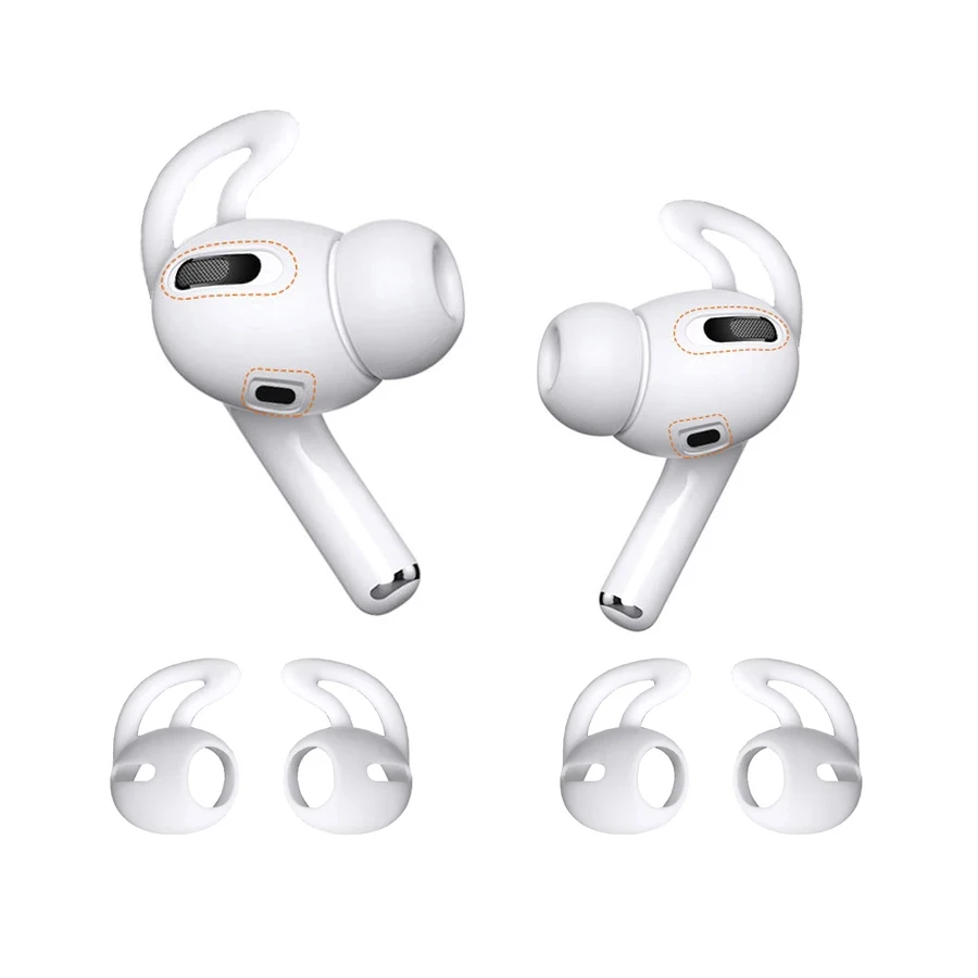 

1Pair Silicone Earbuds Case For Airpods Pro Anti-Slip Soft Eartip Ear Hook Cap Cover For Airpods Pro 3 Headphone Eartip