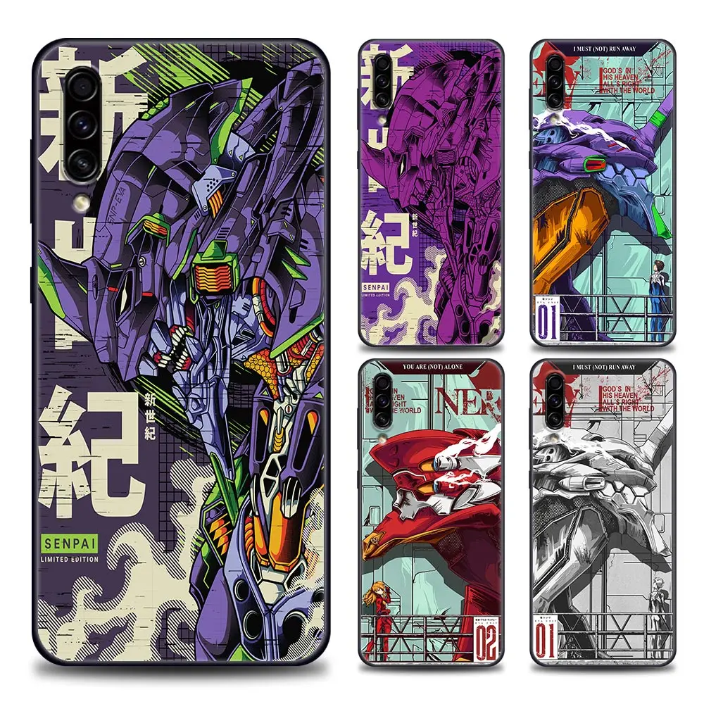 

Neon Genesis Evangelion Silicone Case For Samsung Galaxy A10 A30s A50 A60 A70 A80 A90 F41 F52 F12 A7 A9 2018 TPU Cover EVA Anime