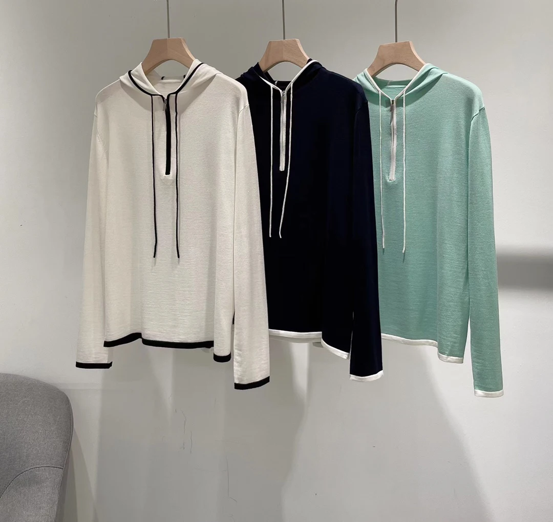 

Hooded top comfortable breathable summer single sun