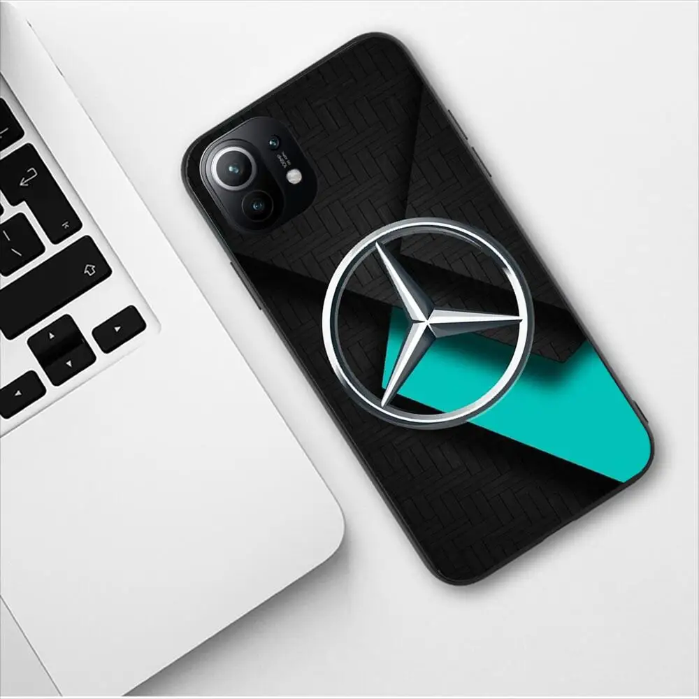 Mercedes Benz Phone Case For Xiaomi 13 12 11T 9 11 10C 9T 8 9SE 11i Lite Ultra Note10 Poco F3 M4 M3 Pro New Black Phone Covers