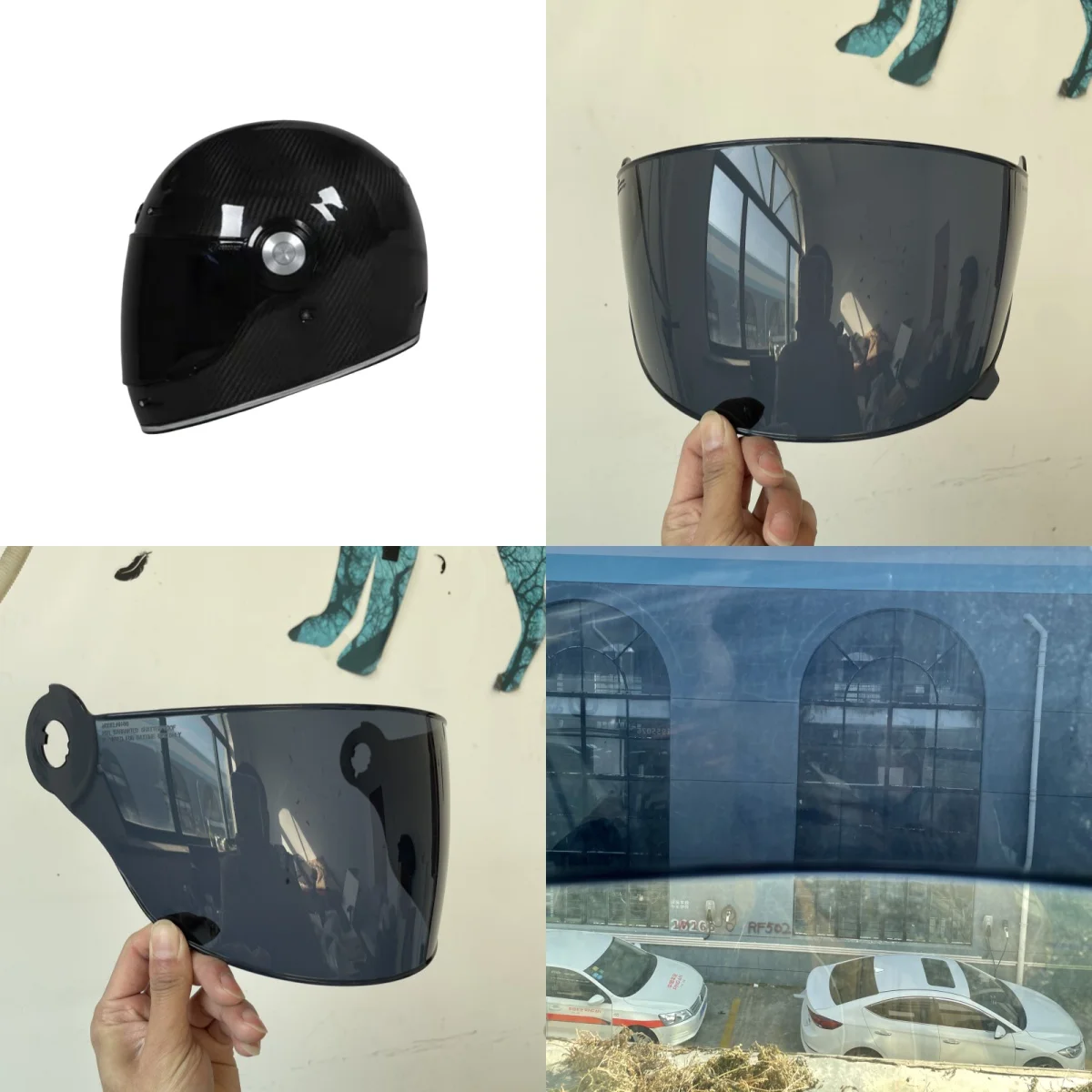 

Линза для шлема TORC TORC T135/T1/V135, прозрачные противотуманные линзы, посеребренный черный солнцезащитный козырек