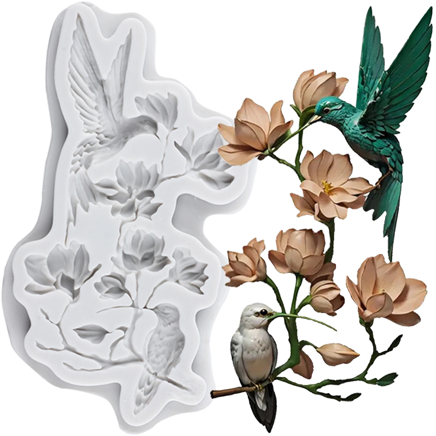 

Формы для торта Mujiang Силиконовые hummingbird chrysanthemum