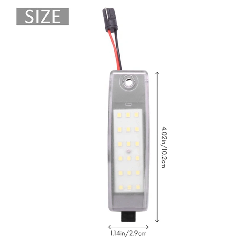 Белый светодиодный номерной знак для Toyota Hiace Hi-Ace H200 2004-2012 Аксессуары автомобилей