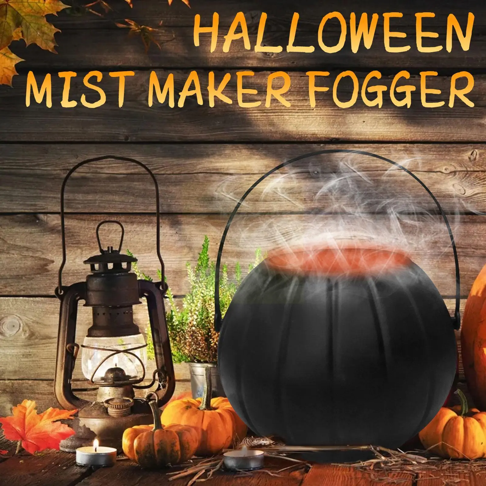 

Halloween Mist Maker Fogger Witch Pot Smoke Machine Prop Color Lamp Us Fog Uk Party Black Witch Plug Eu Jar B4v1
