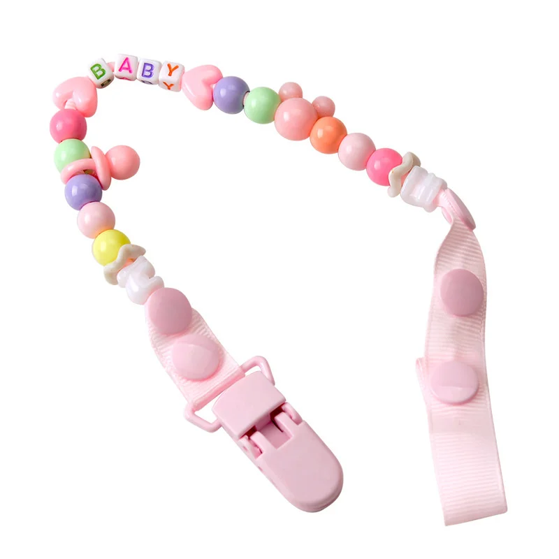 

General Adjustable Pacifier Chain Convenient Storage Pacifier Chain Cartoon Pacifier Clip Toys For Infants And Young Children