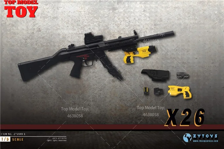Фото ZYTOYS ZY2009 Пистолеты MK23, M500, M1911 в масштабе 1/6, аксессуары для сцен, модель для 12-дюймовых фигурок солдат и кукол №4