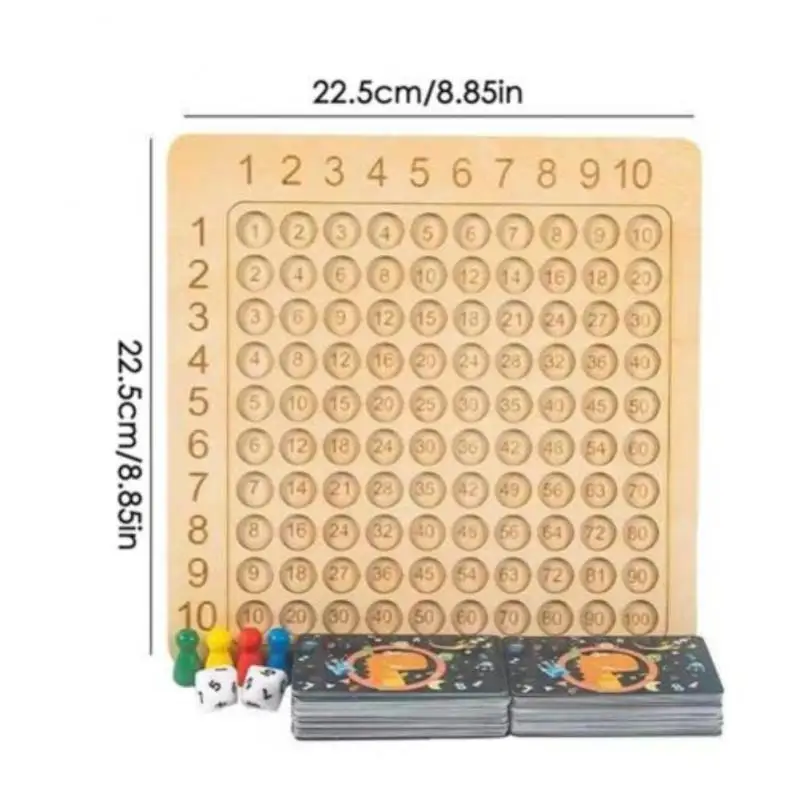 Интерактивные игры 22x22 см, подсчитывающая игрушка для детей, деревянная настольная игра, обучающая игрушка Монтессори, игрушки просветление головоломки
