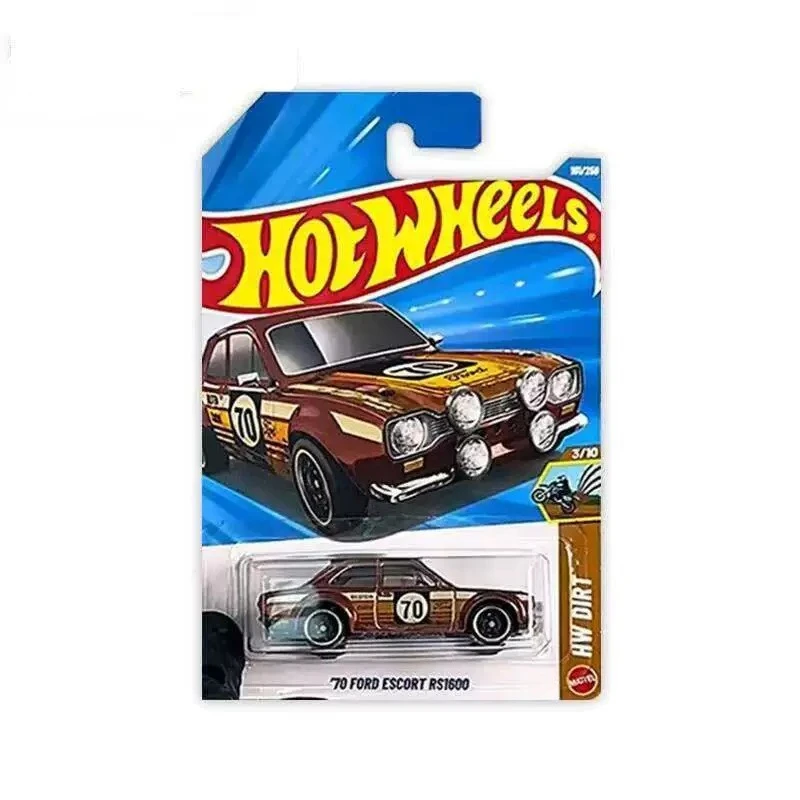 Оригинальная модель автомобиля Hot Wheels 70 FORD ESCORT RS1600, игрушка 164, литая под давлением, коллекционная модель HW DIRT из сплава, подарок на день рождения (art.: 3920da3259d2e) - 3920da3259d2e