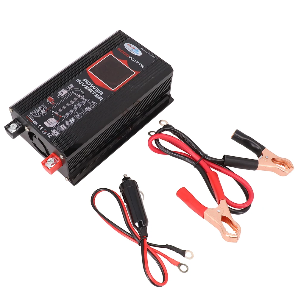 

Brand New Voltage Converter Solar Inverter 60Hz Frequency Battery Clip Power Converter Pure Sine Wave Inverter