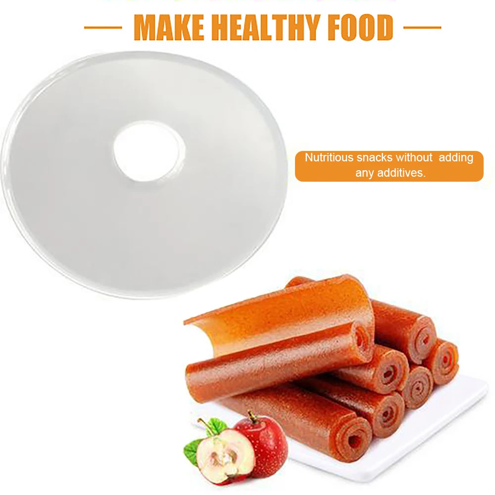 

4pcs Food Dryer Water Tray Round Roll Preserved Fruit Leak Proof Dryer Tray Food Dryer Dehydrator Auxiliary Water Tray gass