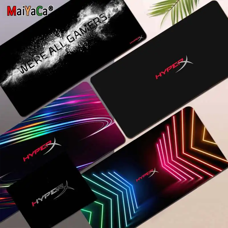 

MaiYaCa HyperX Vintage Cool Durable Rubber Mouse Mat Pad Size for L XL game Customized mouse pad for CS GO PUBG
