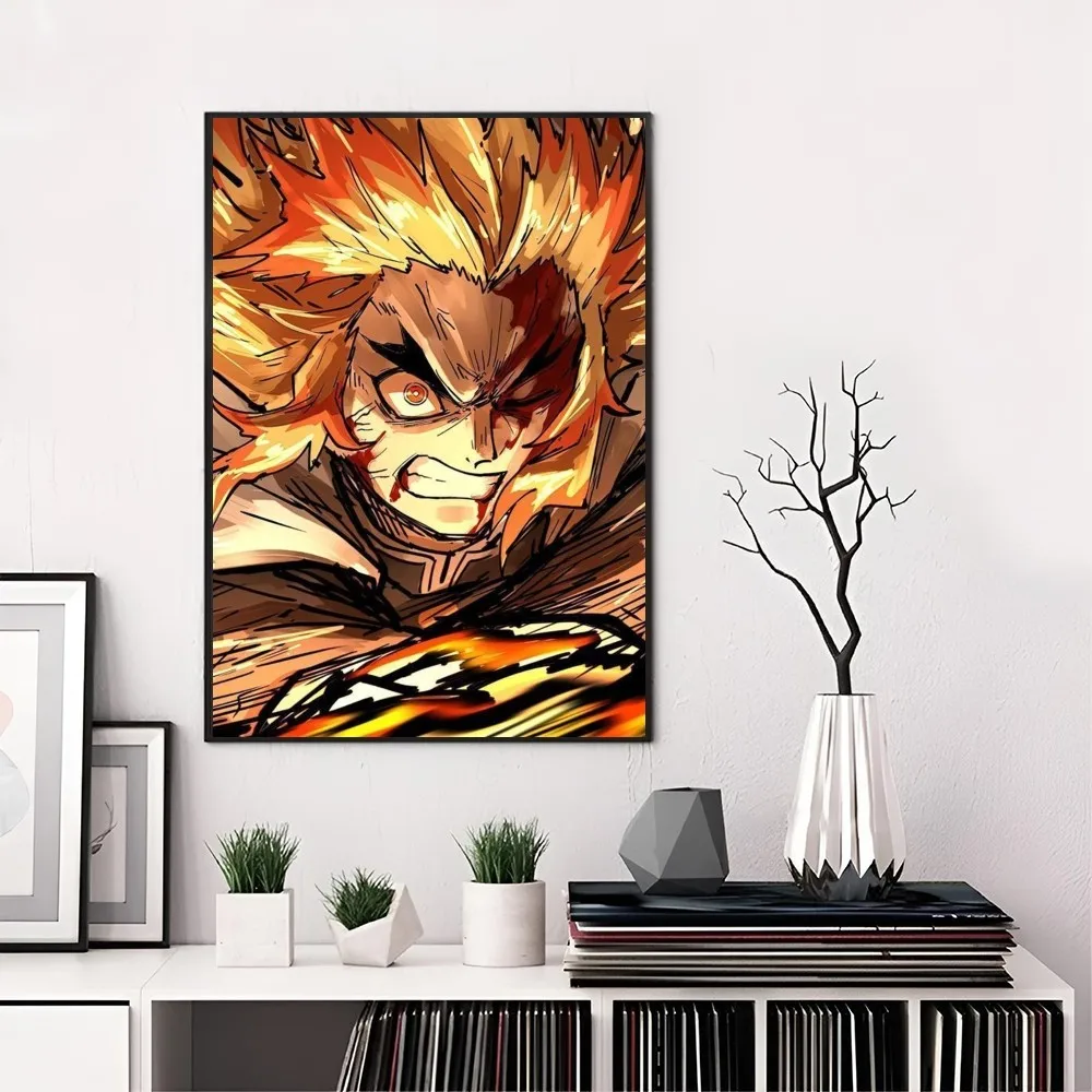 D-Demon S-Slayer аниме японский постер с принтом бумаги для дома гостиной спальни входа