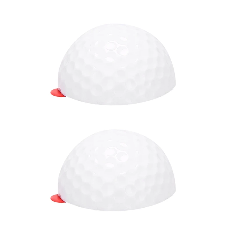 

2X 3D Prank Tricky Creative Glass Window Stickers Funny Auto Car Styling Ball Hits Car Body Window Sticker (White Golf)