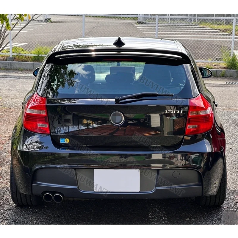 Фото Для BMW 1 серии E81 E87 120i 118i 116i 2004-2012: задний спойлер из карбона, крыло для автомобиля №1