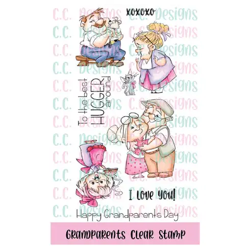 

2022 New Grandparents Metal Cutting Dies and Clear Stamps Wish Words Stamp for DIY Scrapbooking Paper Album Greeting Card Craft
