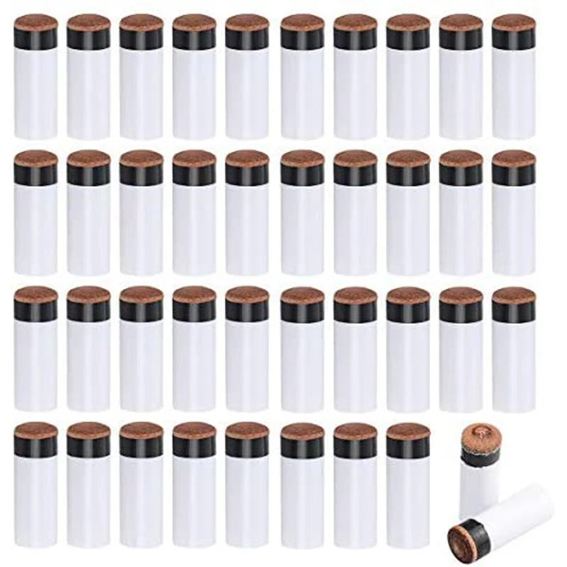 

NEW-40 Pieces Billiard Cue Tips,13MM Billiard Cue Tips Replacement Screw Tips Set With Pool Cue Stick Ferrules For Nine Ball