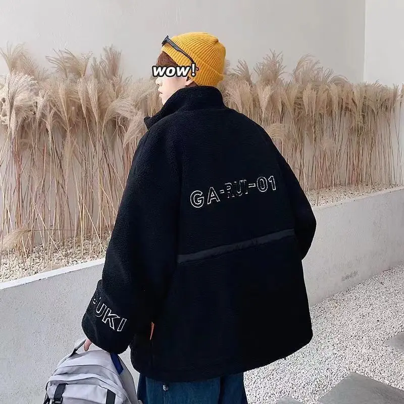 Модное мужское пальто на молнии из овечьей шерсти съемная Волшебная Мужская