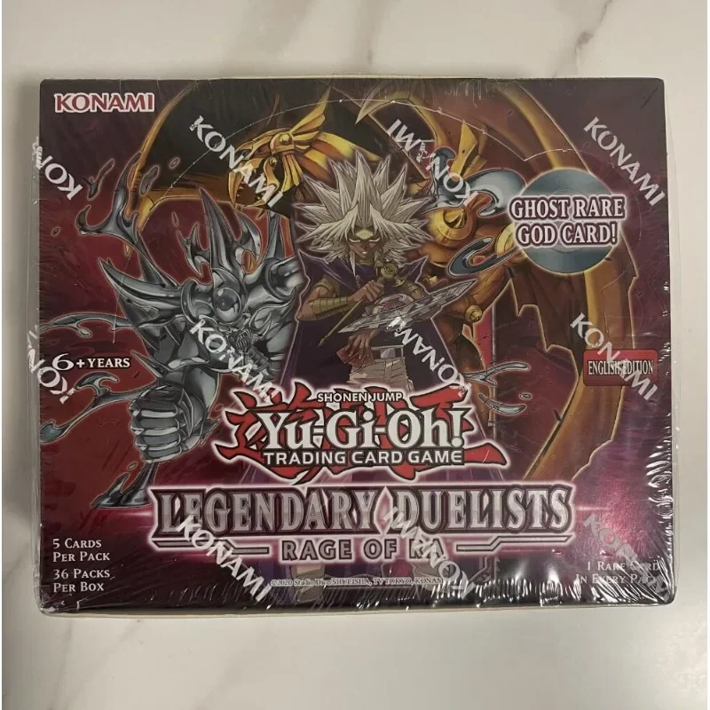 Официальная коробка Yugioh KONAMI монстры для дуэли TCG LED7 легендарные дуелисты рейдж из