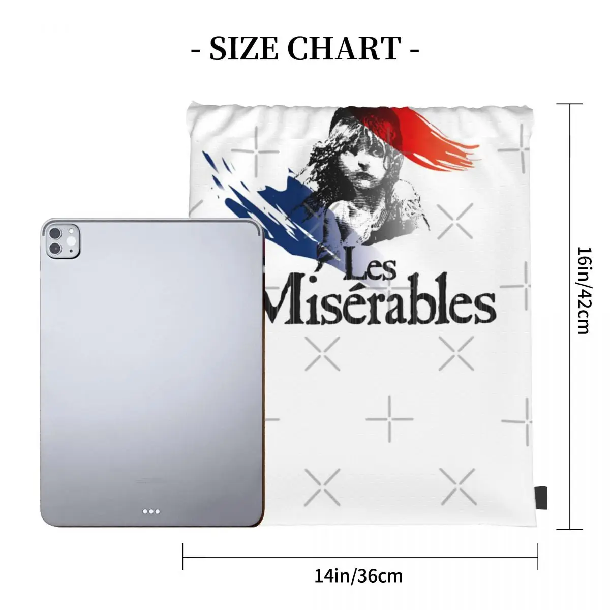 Сумки на шнурке с логотипом Les Miserables для девочек, рюкзаки для мужчин и женщин, школьные ранцы (art.: 3920be196ea0c) - 3920be196ea0c