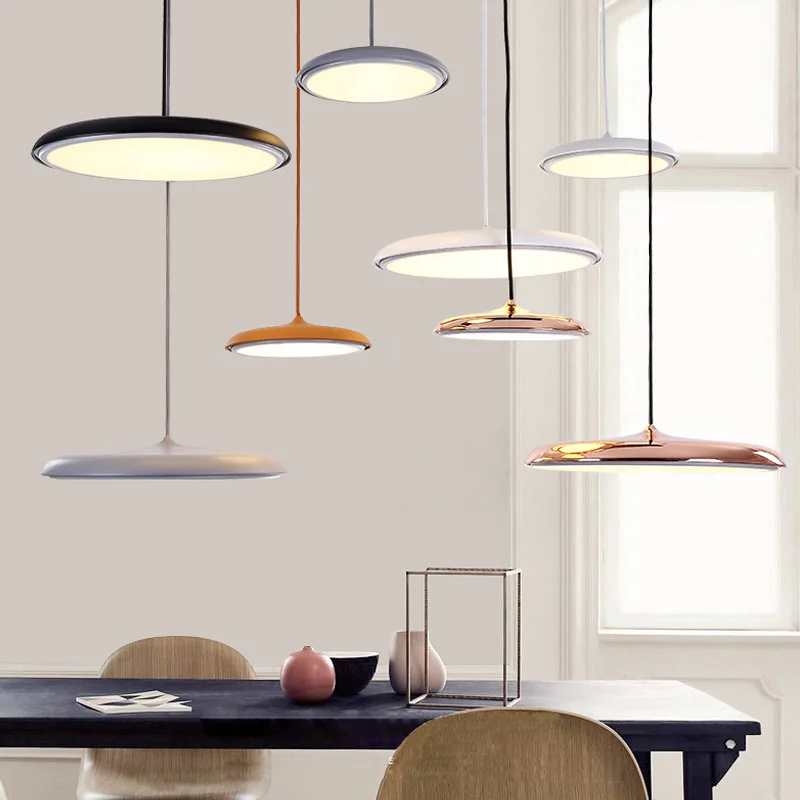 Modern Nordic LED Stylish Pendant Lights Table Kitchen Dining Room Lighting Suspension Design Home Decor Suspension Luminaires