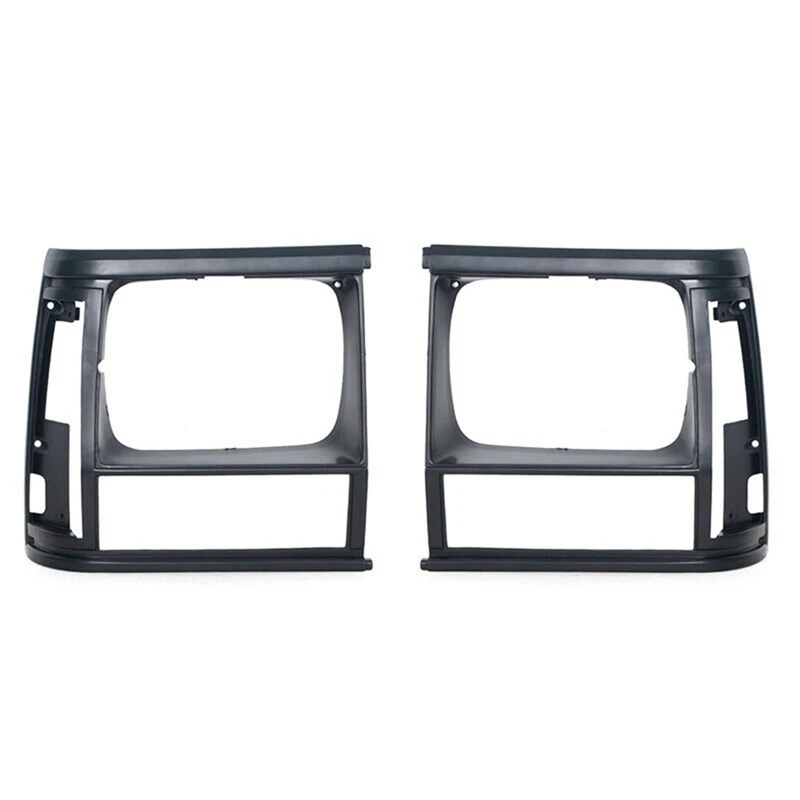 

Headlight Bezel 1 Pair Set for 1991-1996 Jeep Cherokee Comanche Pickup Truck 55034078,55034079