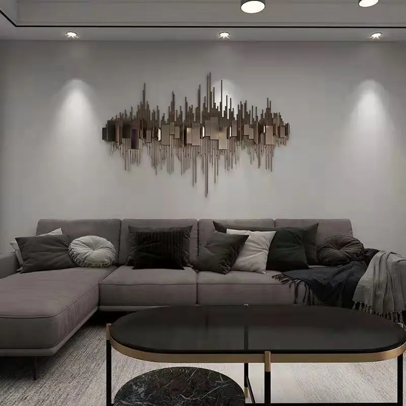 Железная искусство роскошное стильное украшение для стены трехмерное