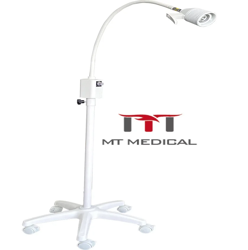 

MT MEDICAL mobile portable floor stand hospital medical gooseneck 3W clinic gynecology LED examination light/lamp