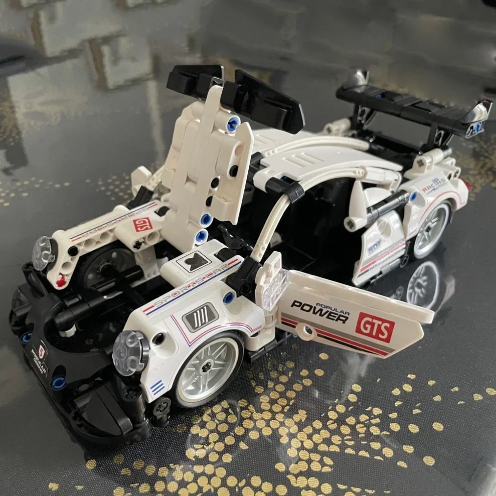 492 шт. технический спортивный гоночный автомобиль строительные блоки модель