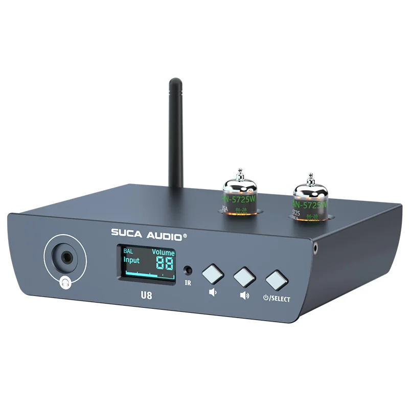 

Remote Control LED Display CS4344 DAC Audio Decoder QCC5125 Bluetooth 5.1 JAN 5725 Vacuum Tube Preamplifier Earphone Amplifier