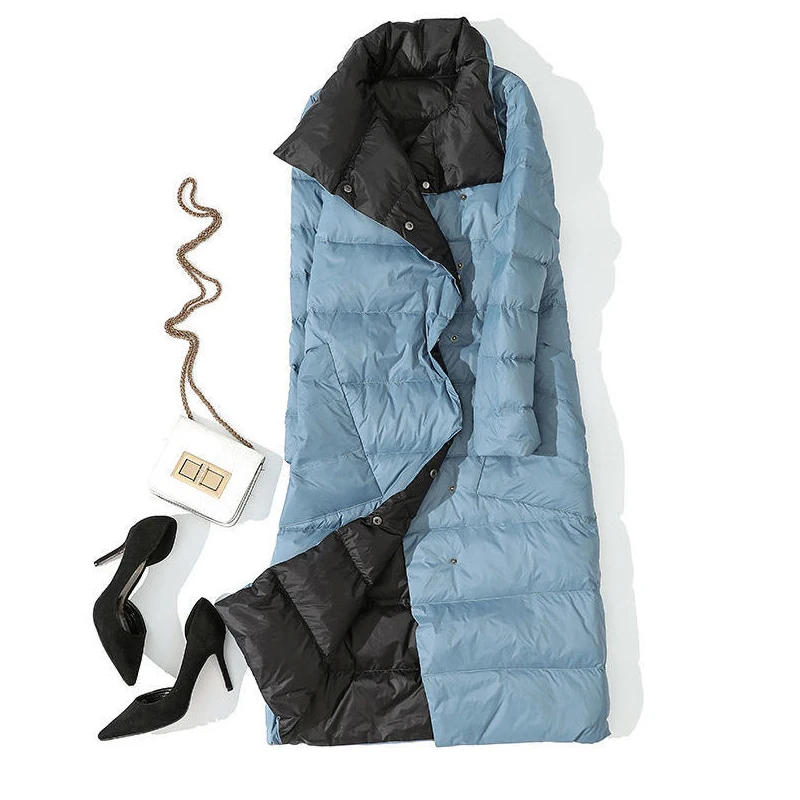 

New Two Side Jacket, Medium and Long Knee Coat (Filler: White Duck Down)S~5XL